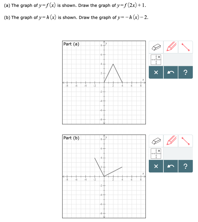 Solved (a) The graph of y=f(x) is shown. Draw the graph of