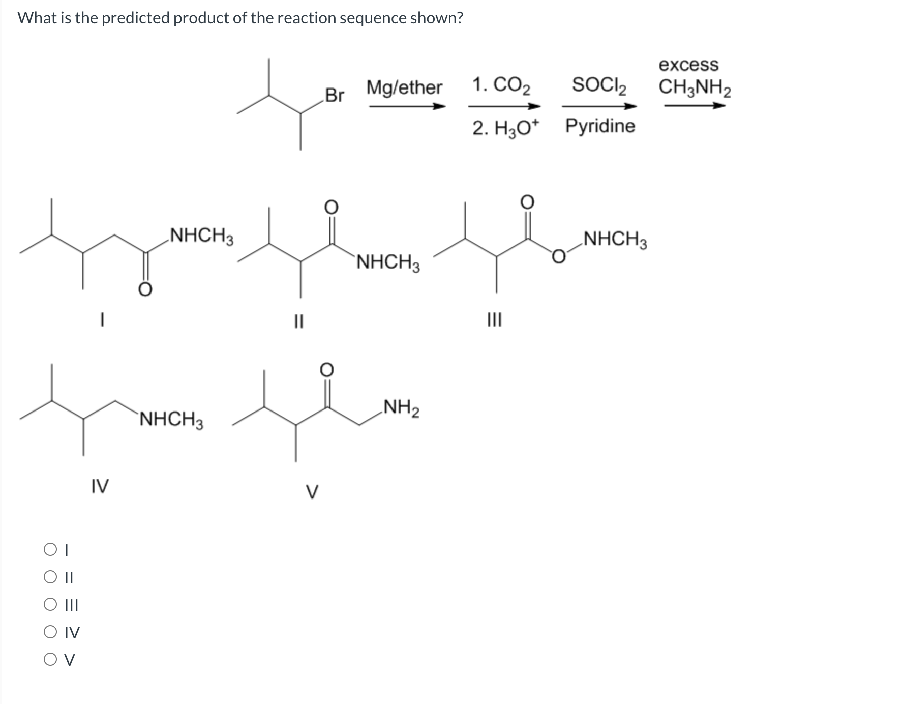 Solved What is the predicted product of the reaction | Chegg.com