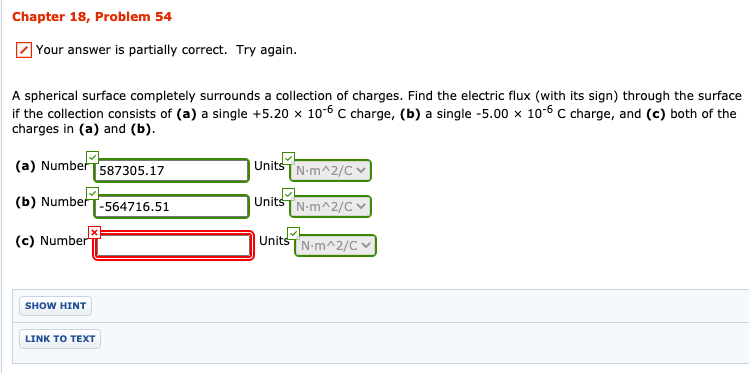 Solved Chapter 18, Problem 54 Your answer is partially | Chegg.com