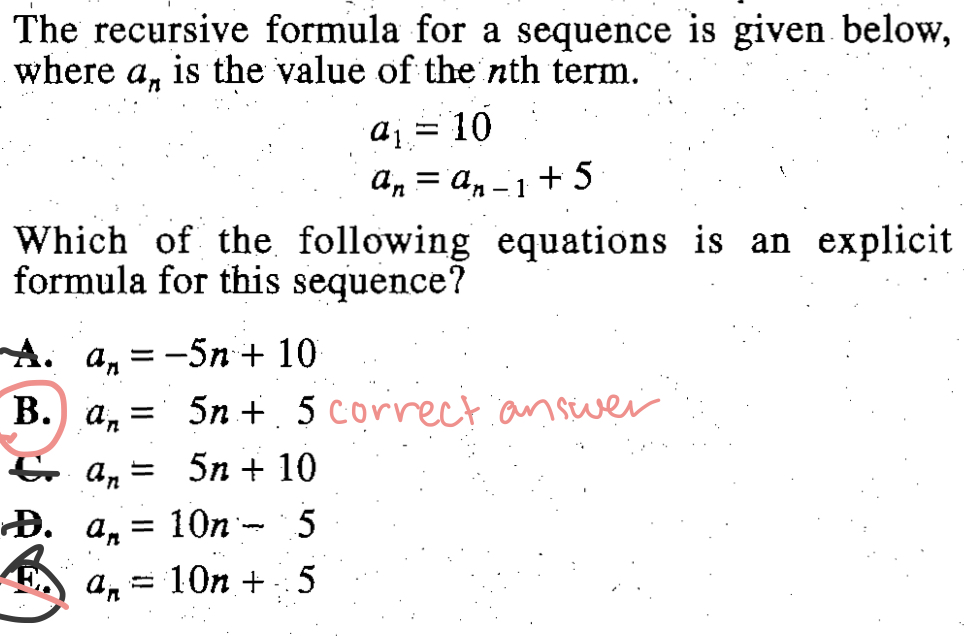 Solved Why Is B The Correct Answer And How Do You Do This | Chegg.com