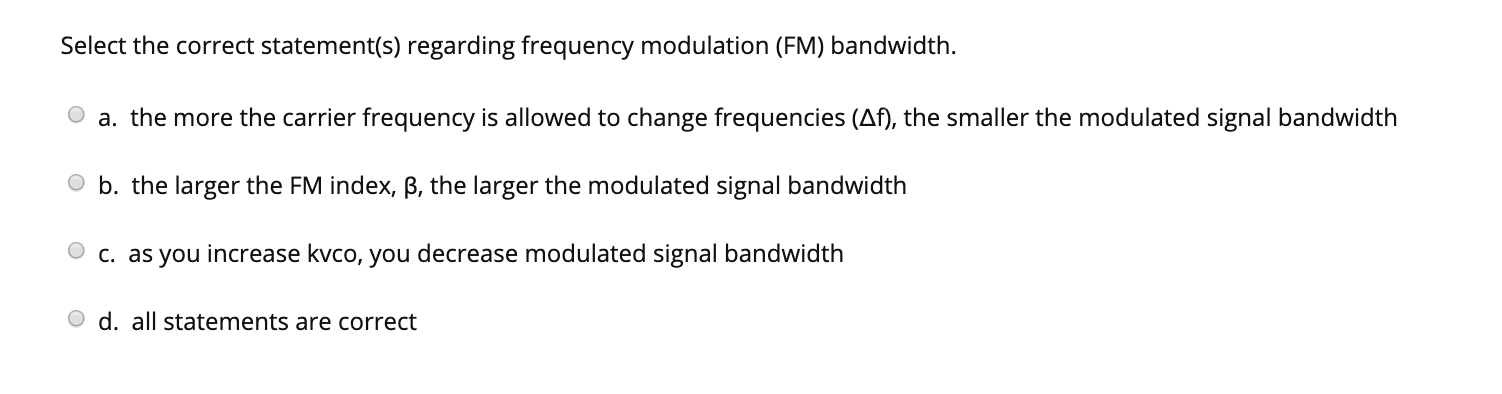 Solved Select The Correct Statements Regarding Amplitude 2383