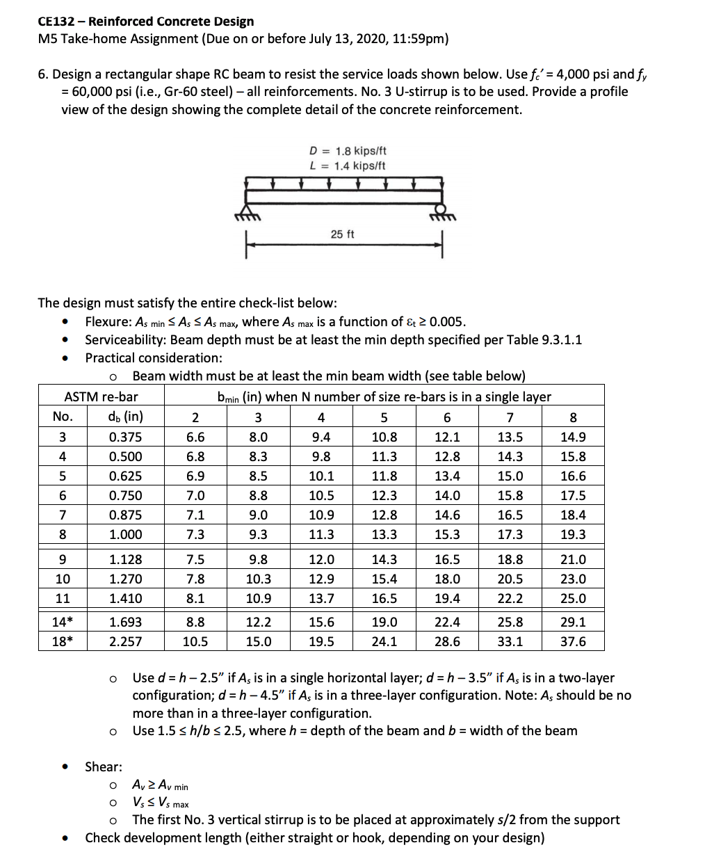 Reinforced concrete design homework 08 image