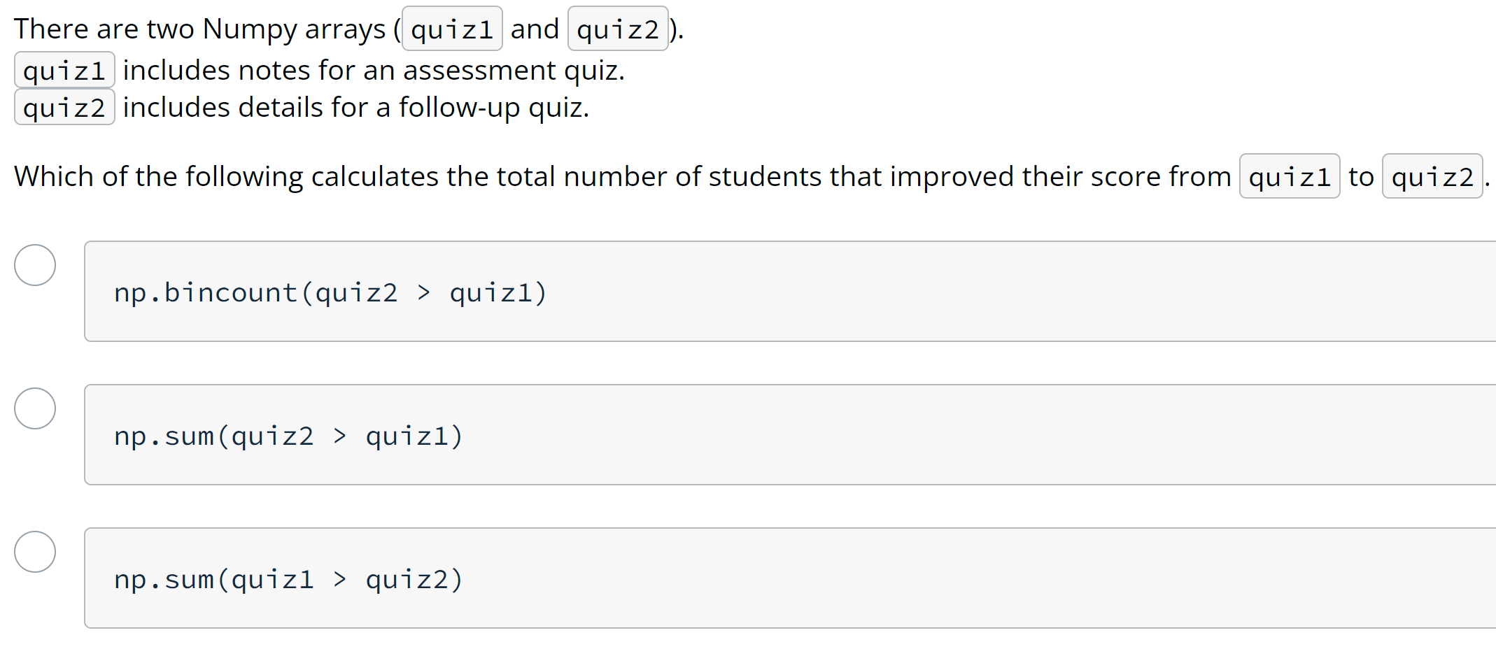 Solved Which Of The Following Must Come First In A SQL Chegg