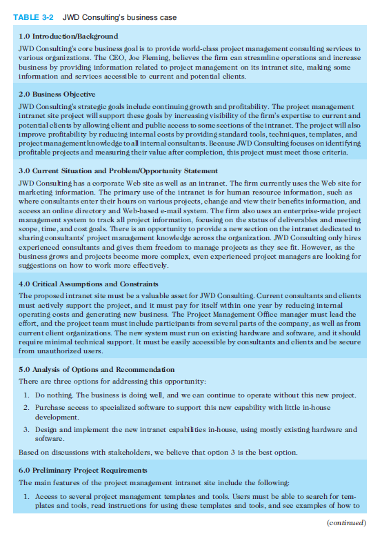 jwd consulting case study summary