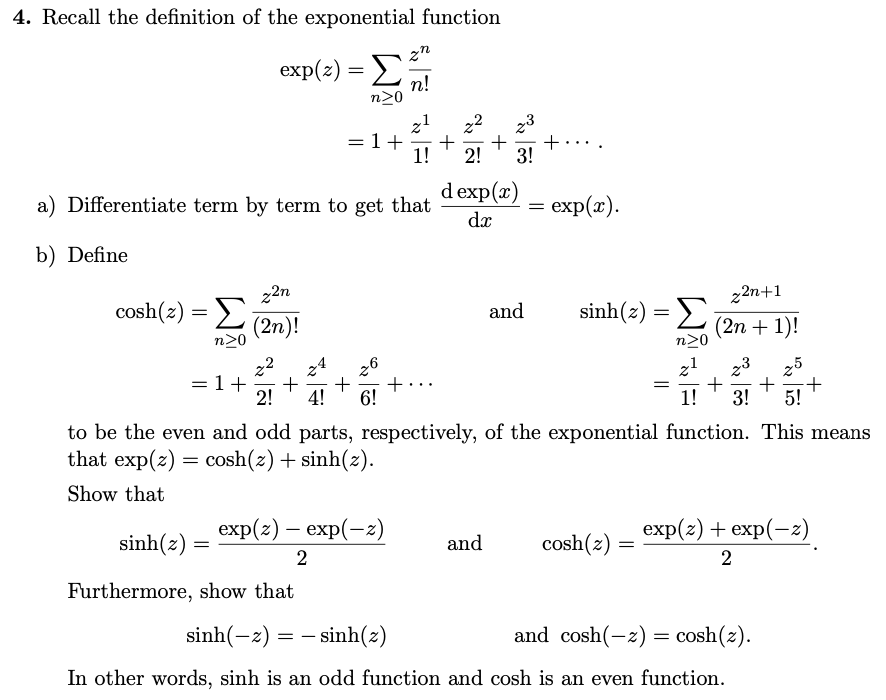 exponential definition