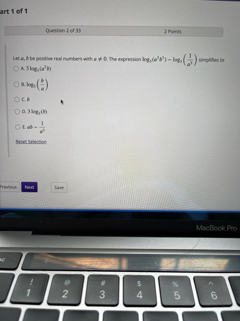 Solved Let A,b Be Positive Real Numbers With A =0. The | Chegg.com