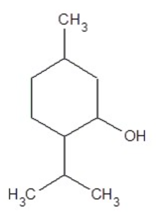 Solved Menthol (shown below) is a major component in | Chegg.com