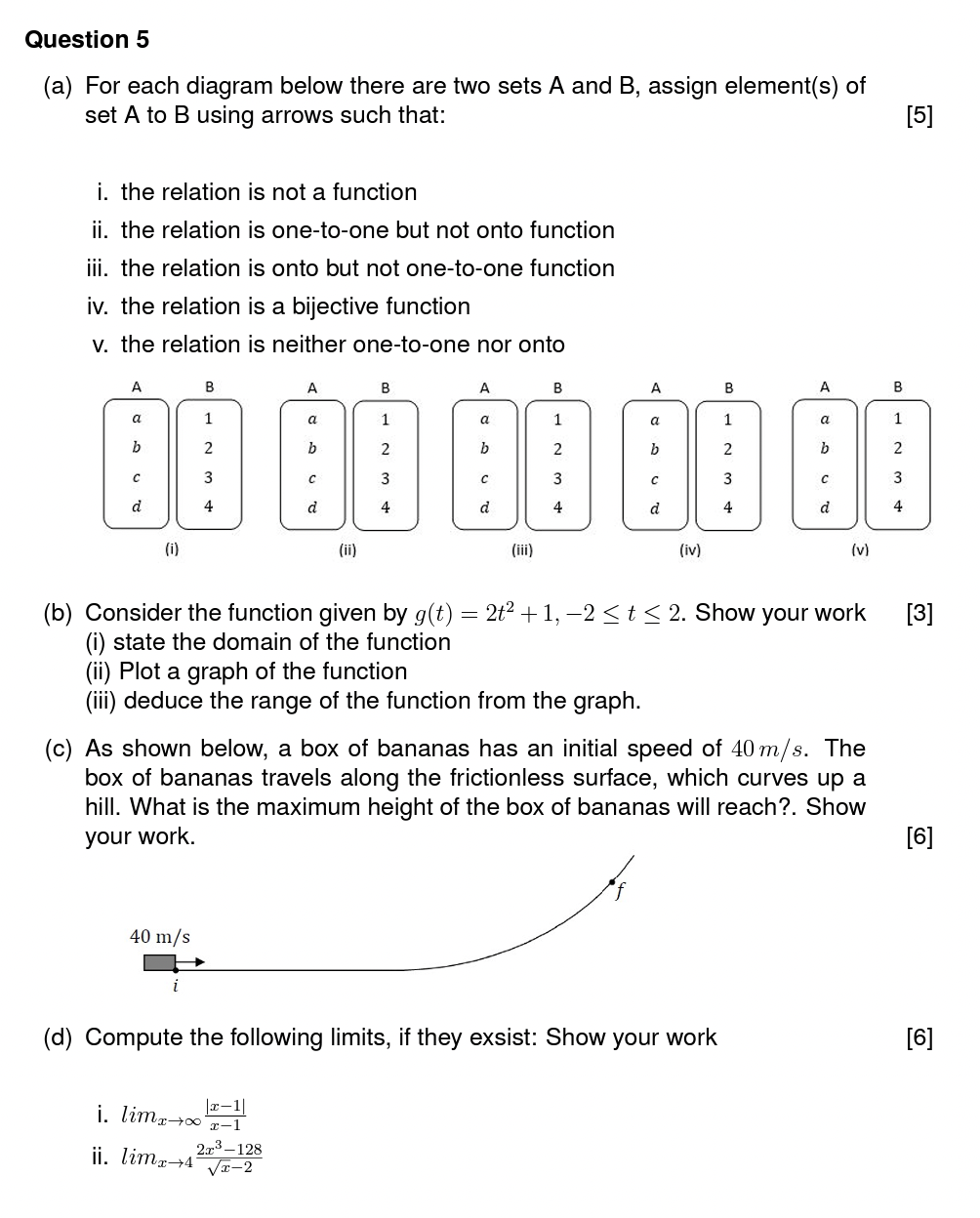 Solved (a) For each diagram below there are two sets A and | Chegg.com
