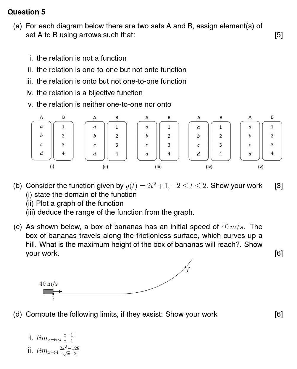 Solved (a) For Each Diagram Below There Are Two Sets A And | Chegg.com