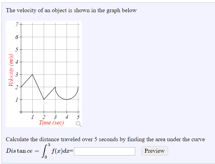 Solved The velocity of an object is shown in the graph below | Chegg.com