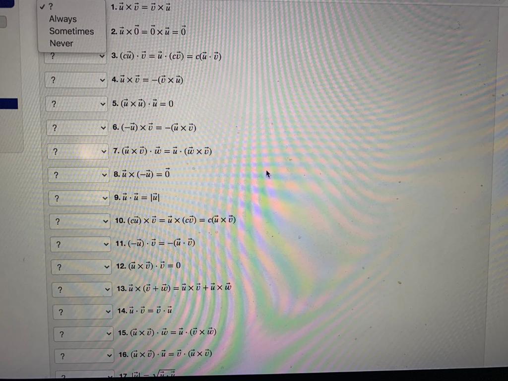 Solved Suppose That 𝑢 𝑣 𝑤 U V W Are Vectors In ℝ3 Chegg Com