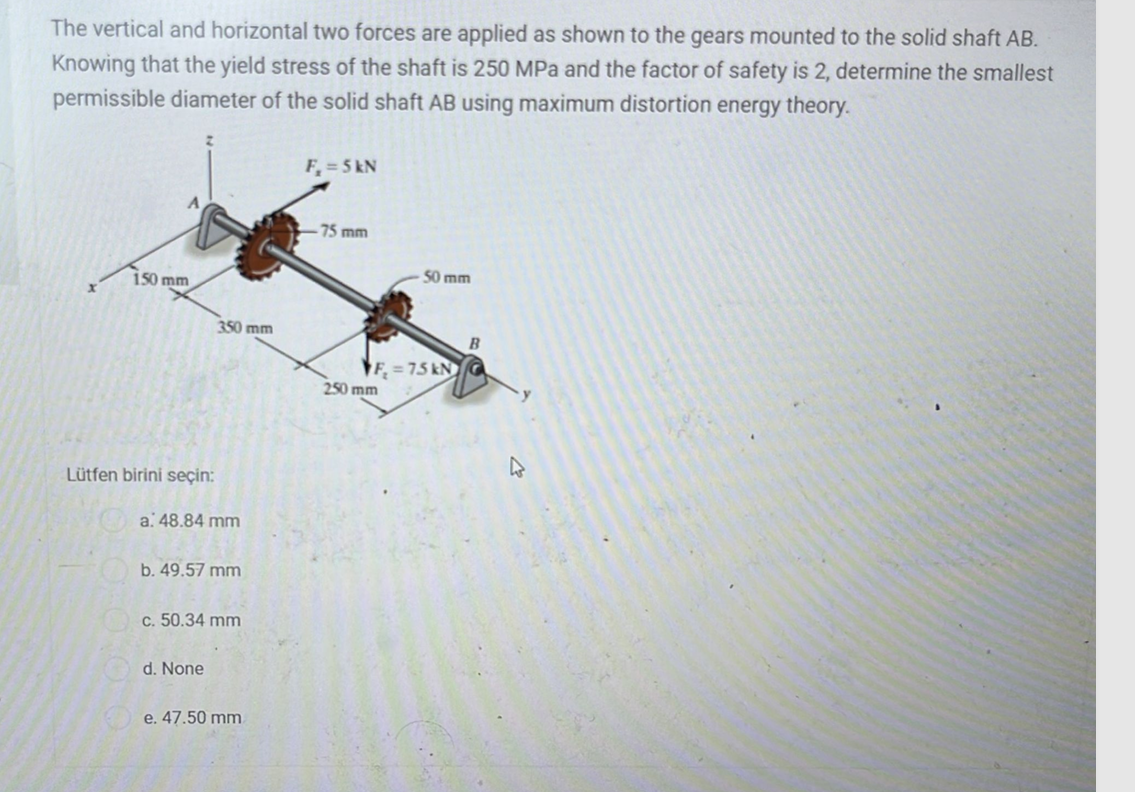 Solved The vertical and horizontal two forces are applied as | Chegg.com