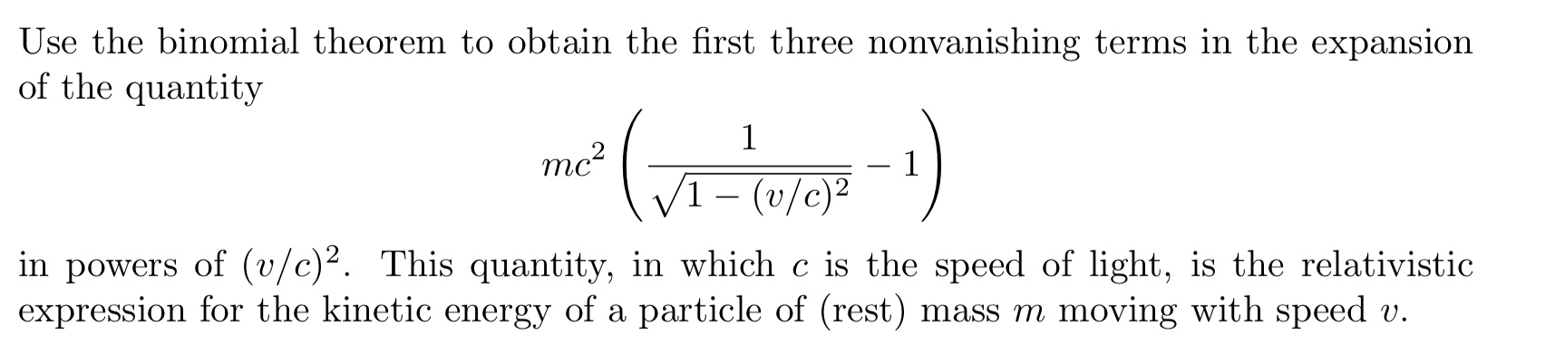 Solved Use the binomial theorem to obtain the first three | Chegg.com