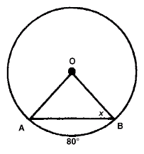 Solved In the figure shown below, what is the measure of | Chegg.com