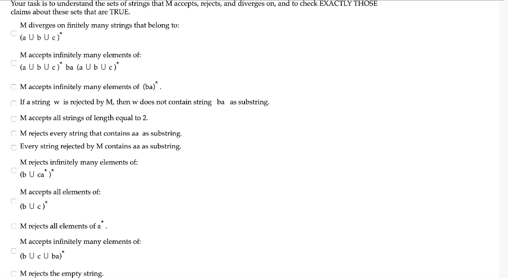 In The Text Below Let String Gamma Denote The Chegg Com