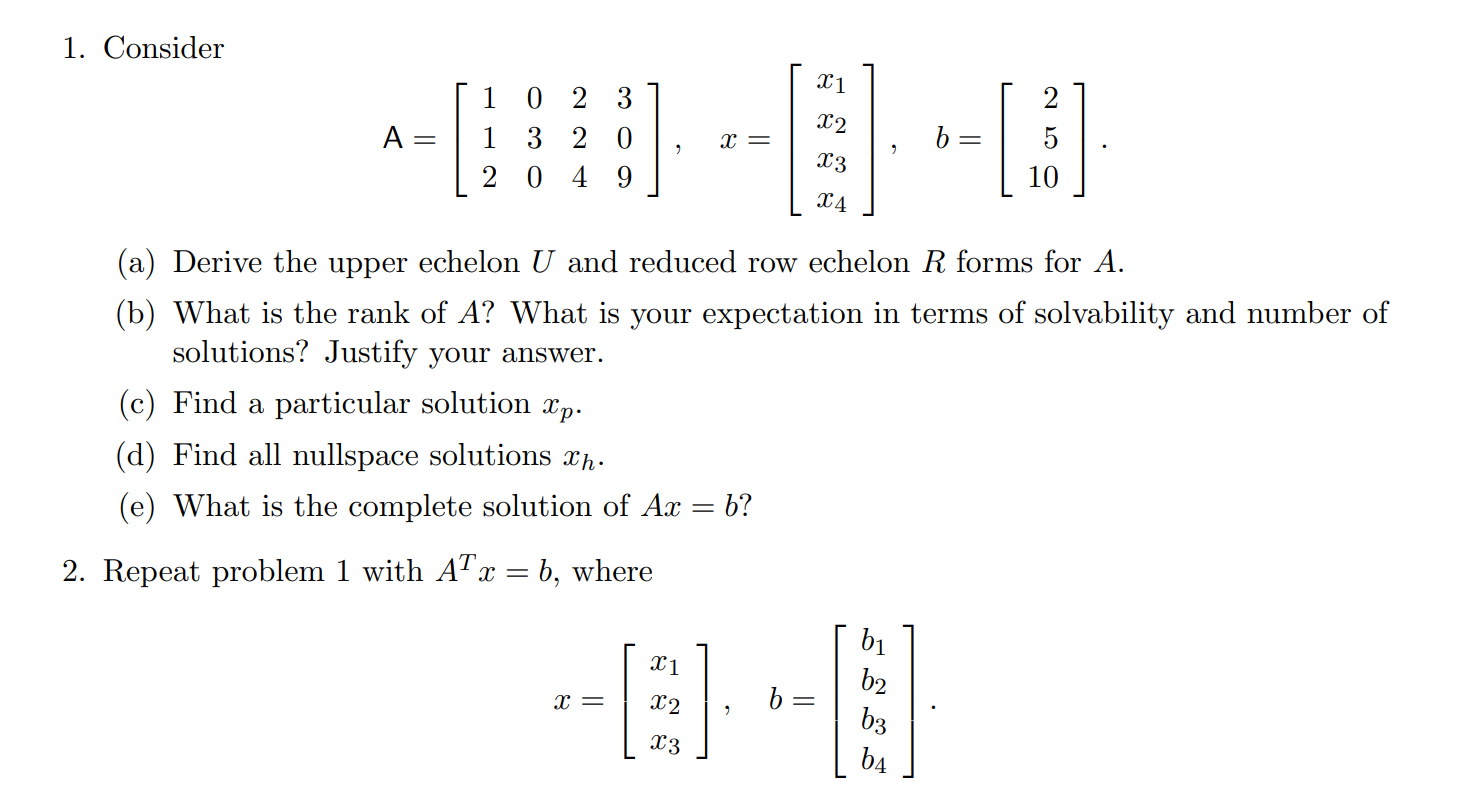 Solved 1. Consider | Chegg.com