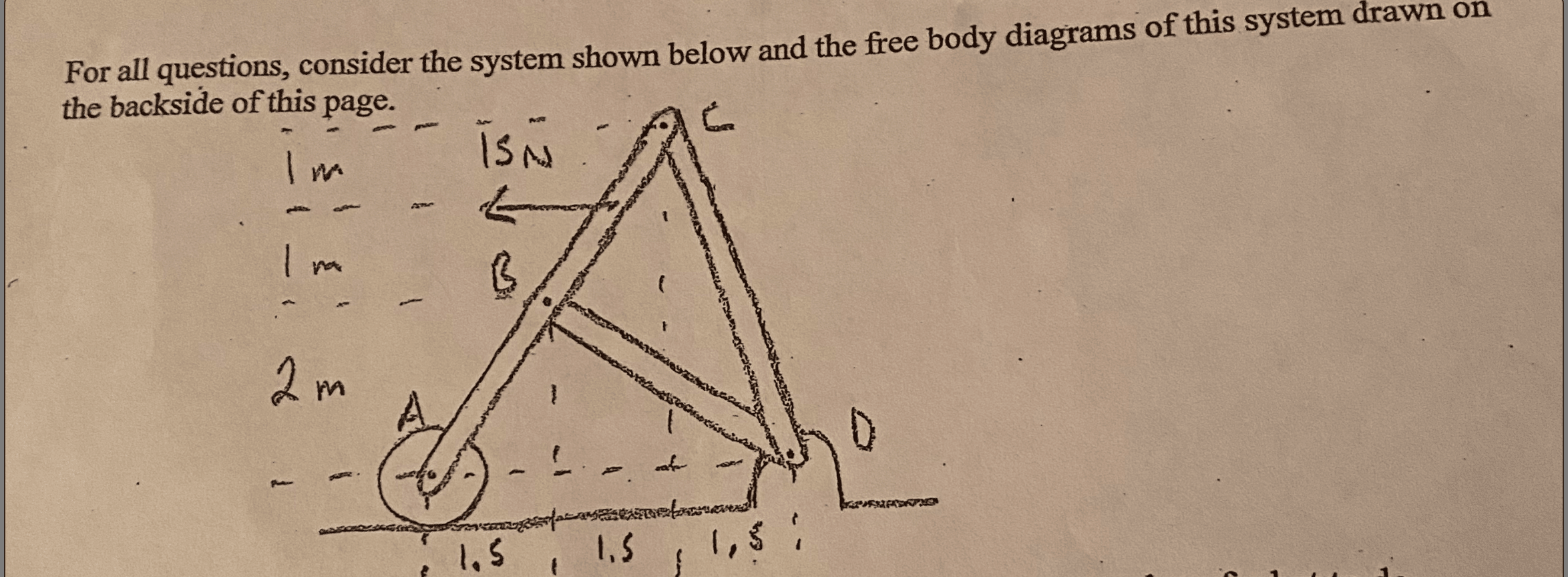 Solved For all questions, consider the system shown below | Chegg.com