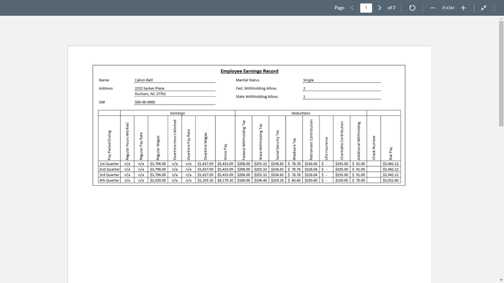 Calculate 4th quarter taxes for TCLH Industries, a