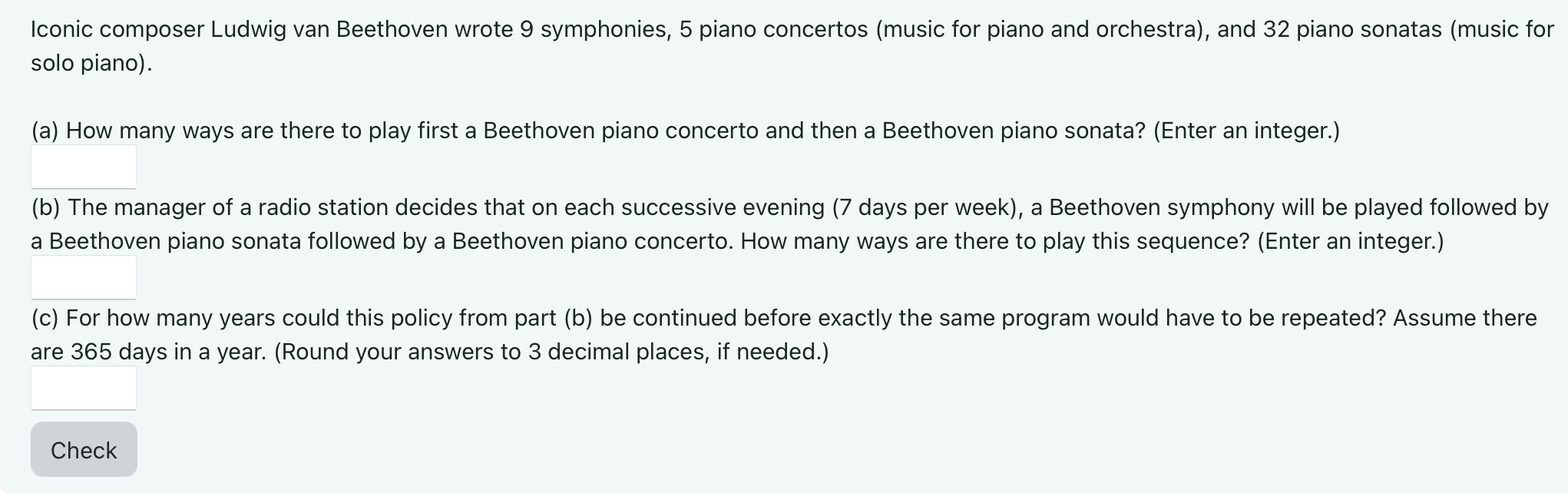 Solved Iconic composer Ludwig van Beethoven wrote 9 | Chegg.com
