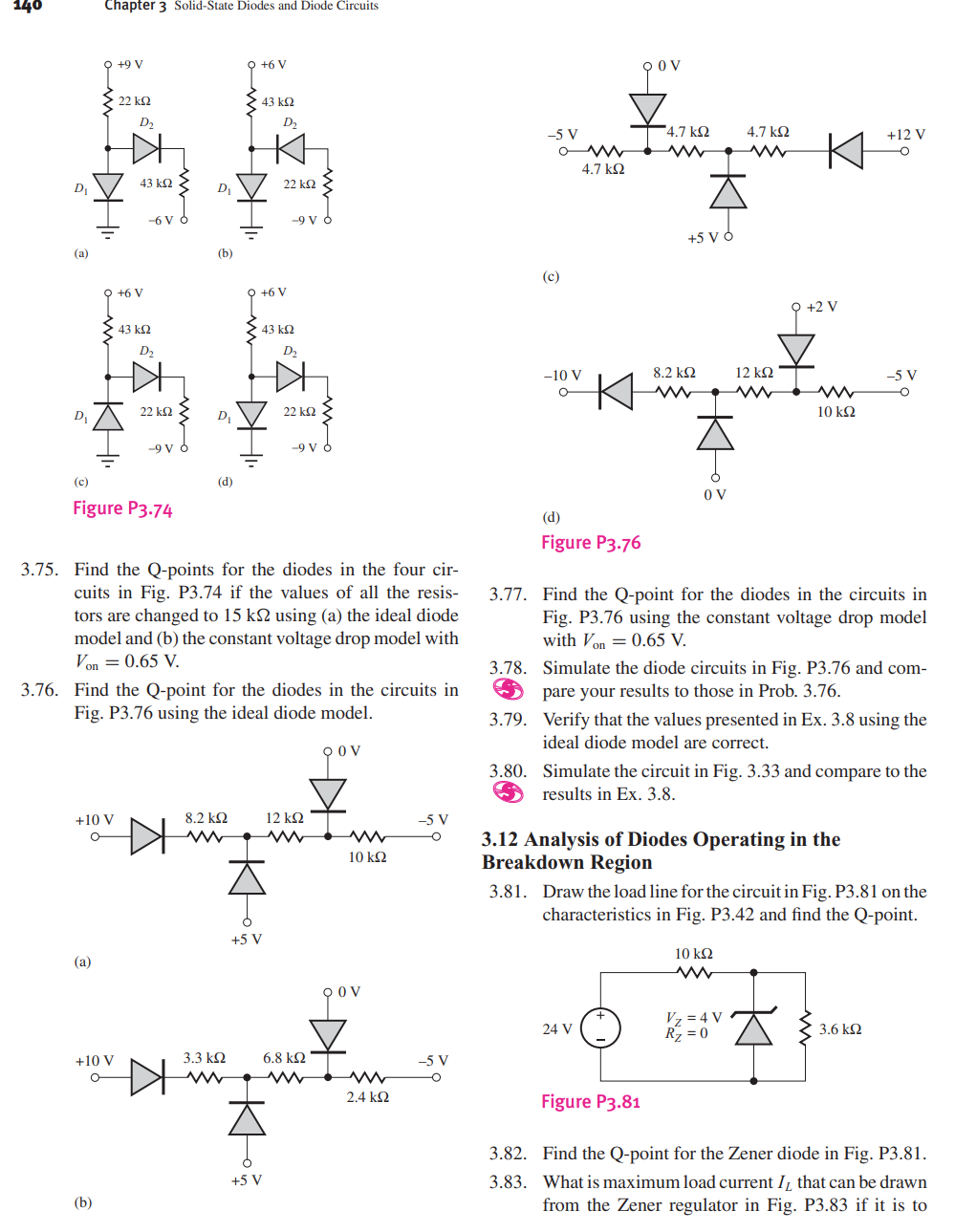 Solved Chapter 3 Solid-State Diodes and Diode Circuits (c) | Chegg.com