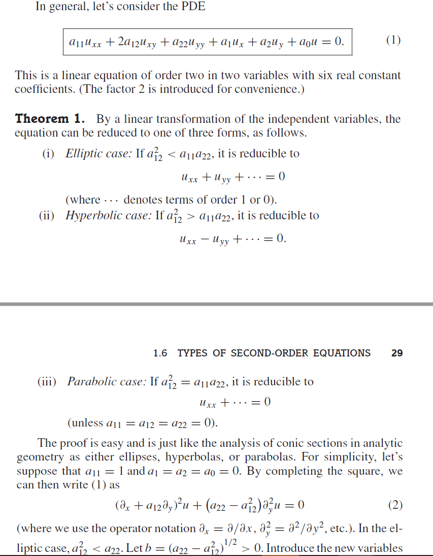Solved In General Let S Consider The Pde 011uxx 1 Xy Chegg Com