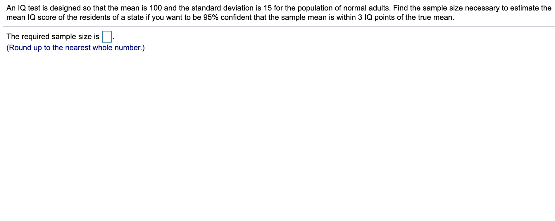 Solved An IQ test is designed so that the mean is 100 and | Chegg.com