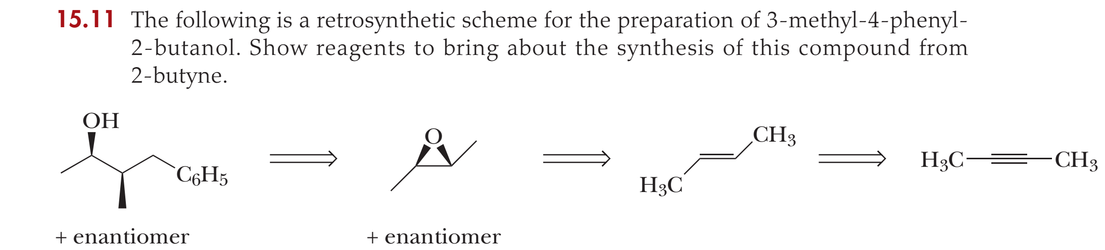 Solved 15.11 The following is a retrosynthetic scheme for | Chegg.com