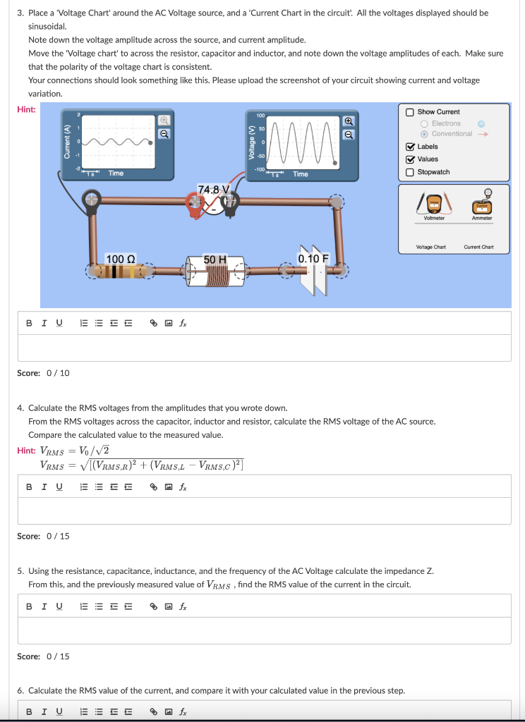 1. Use the circuit builder below to build a circuit | Chegg.com
