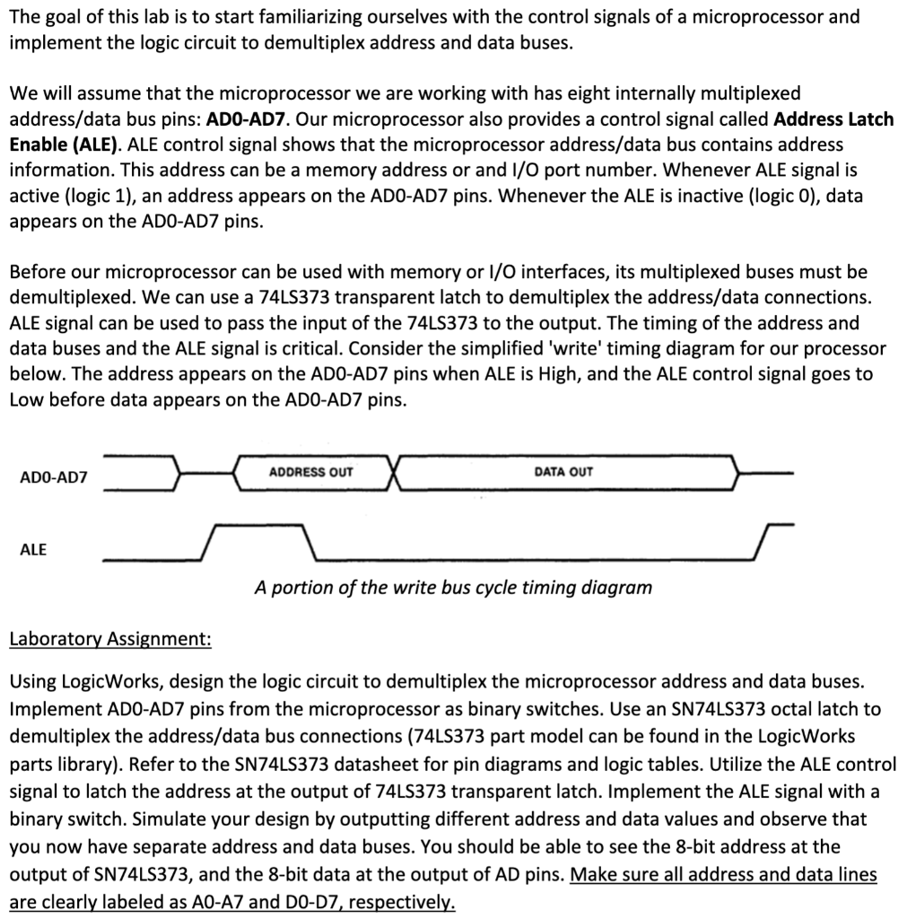 Solved The goal of this lab is to start familiarizing