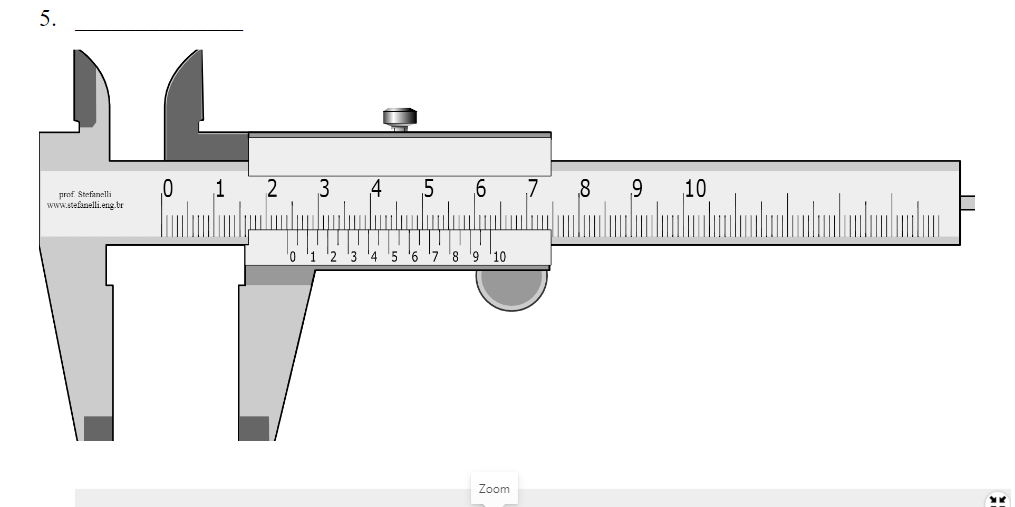 micrometer caliper drawing