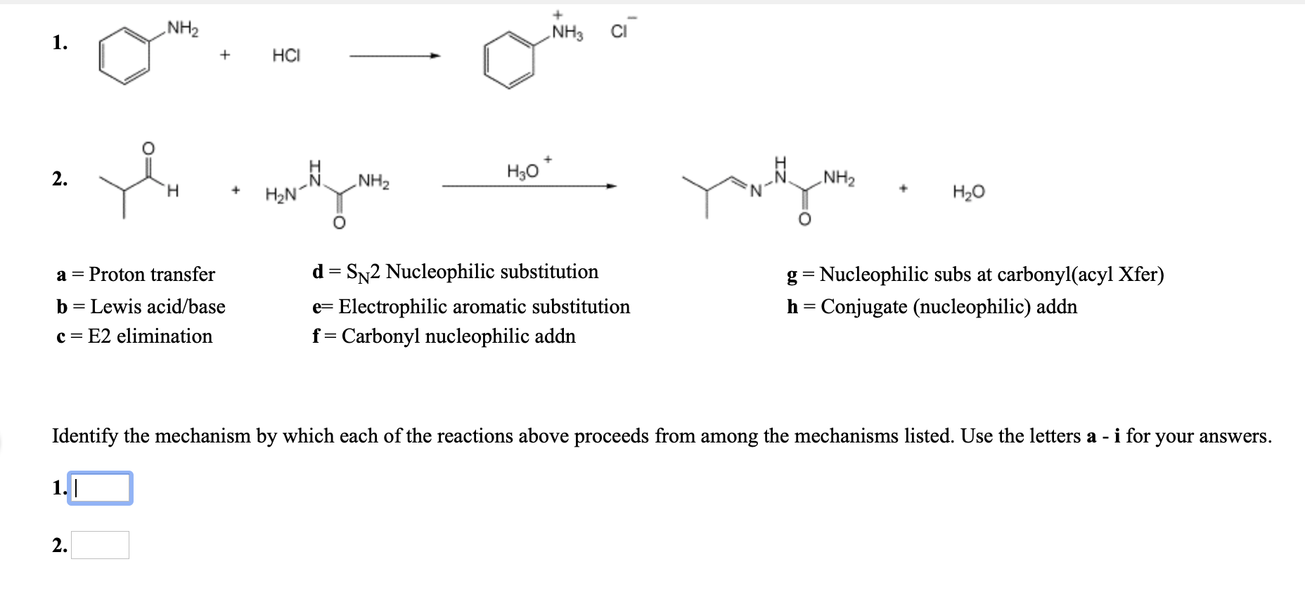 Solved NH2 NH3 1. HCI 2. H30 NH2 NH2 H + H20 a= Proton | Chegg.com