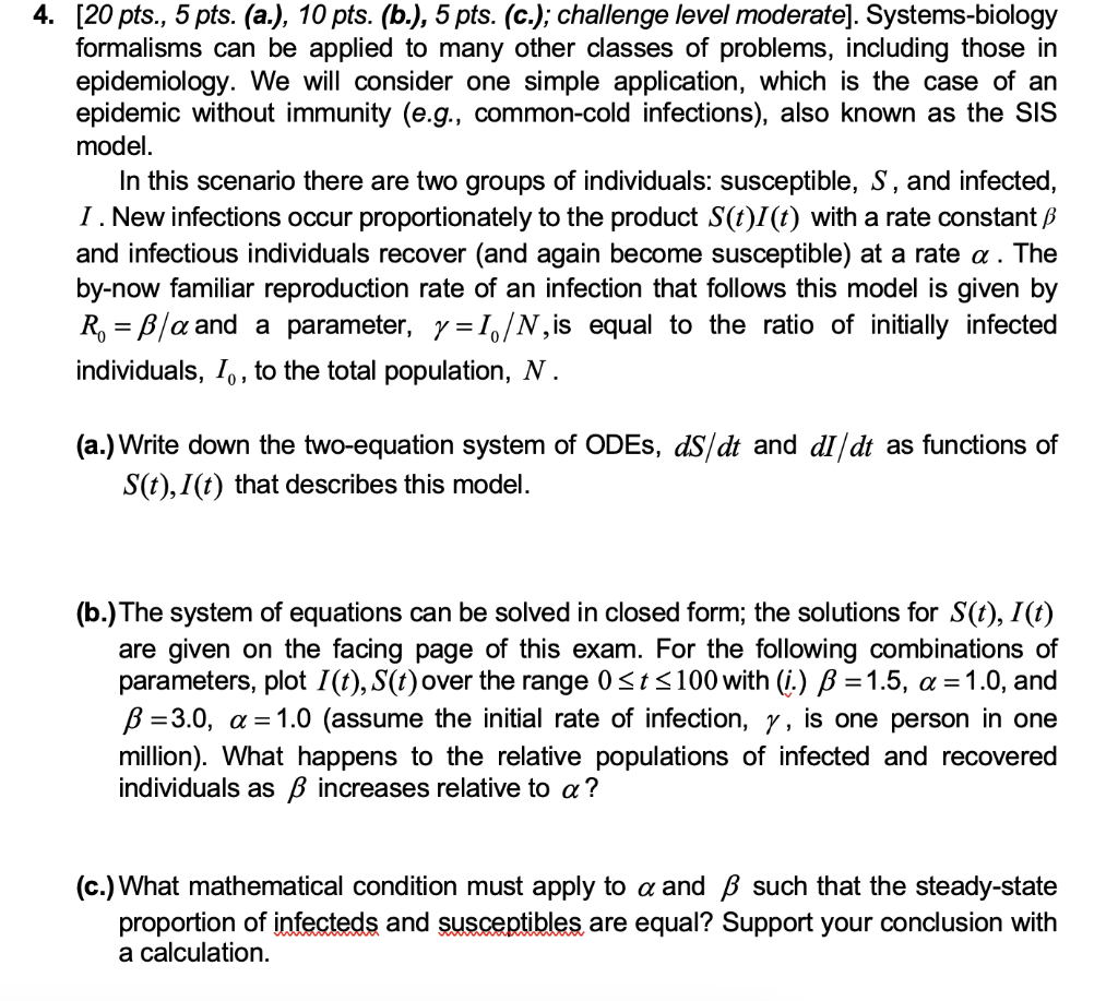 Solved [20 pts., 5 pts. (a.), 10 pts. (b.), 5 pts. (c.); | Chegg.com