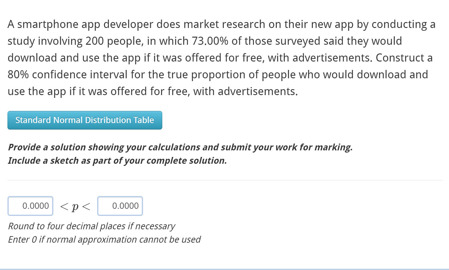 Solved A Smartphone App Developer Does Market Research On Chegg