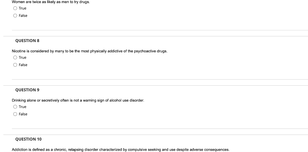 Solved Which of the following is considered psychoactive | Chegg.com