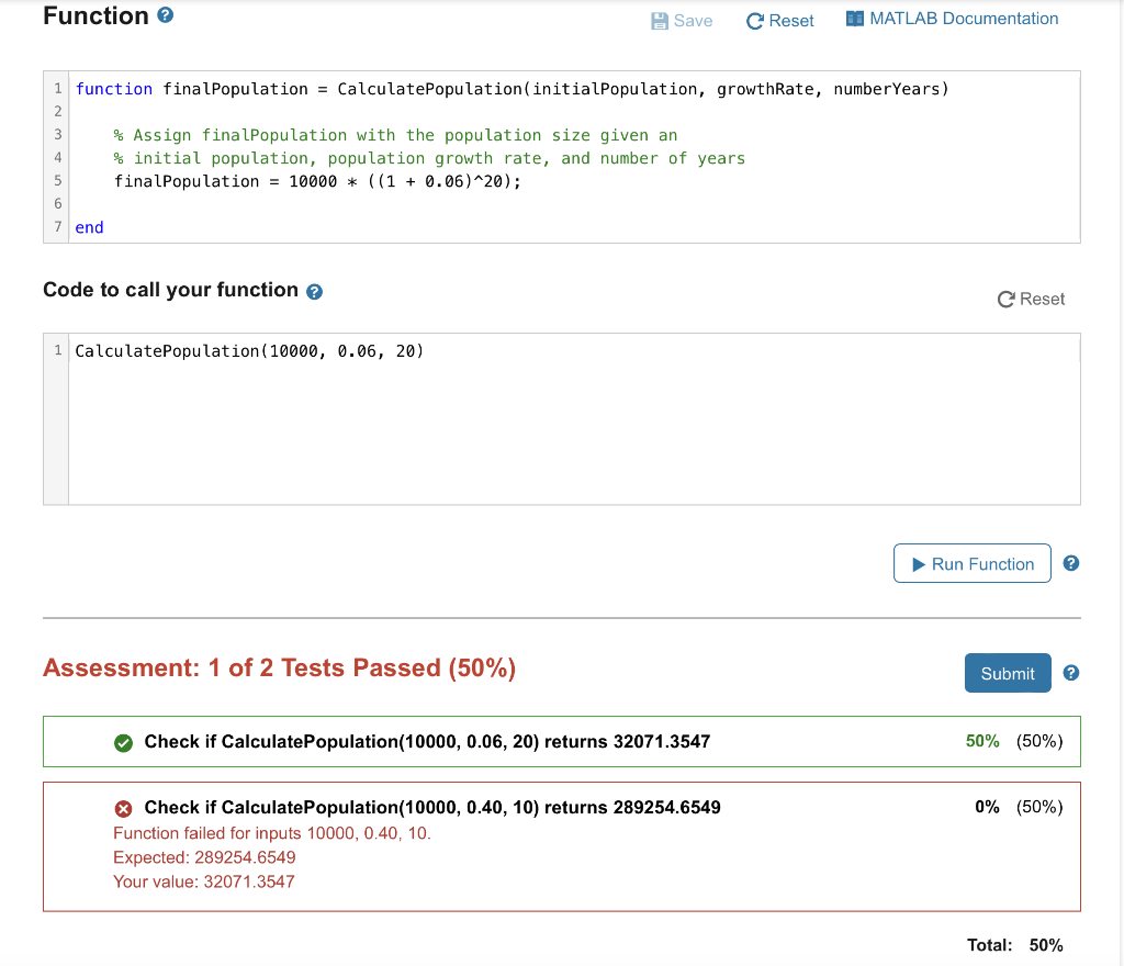 Solved Population Growth Assign Finalpopulation With The Chegg Com