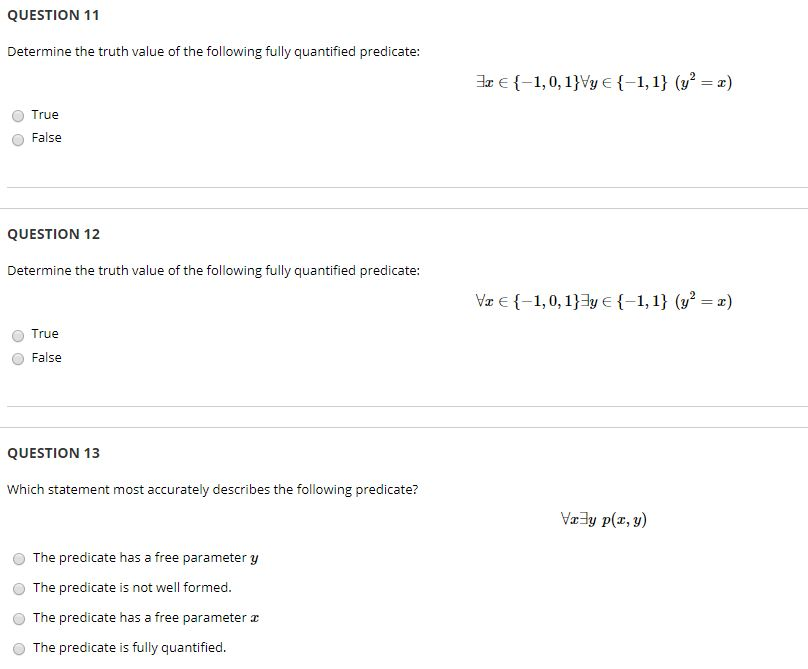 Solved QUESTION 1 True Or False: (A + B) A BEA True False | Chegg.com