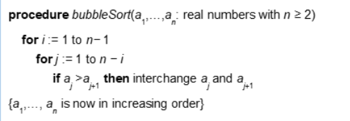 Solved procedure binary Search(x:integer, a, a,..., a, | Chegg.com