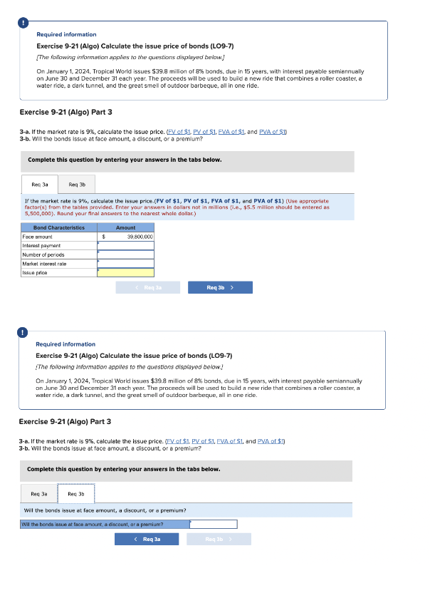 Solved Required Information Exercise 9-21 (Algo) Calculate | Chegg.com