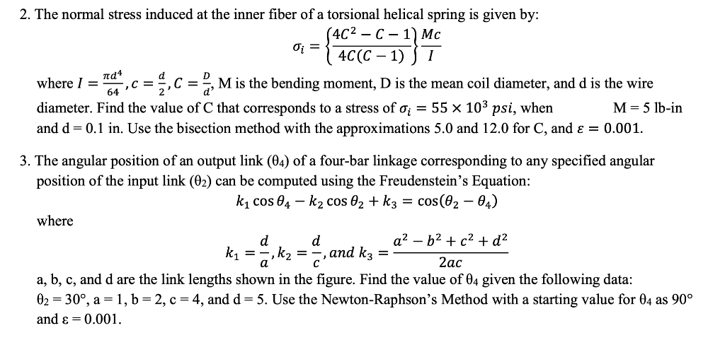 Solved 2. The normal stress induced at the inner fiber of a | Chegg.com