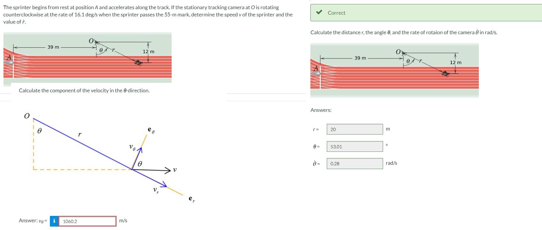 Solved Calculate the component of the velocity in the | Chegg.com