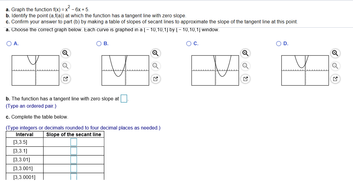 Solved a. Graph the function f(x) = x² 6x + 5. b. Identify