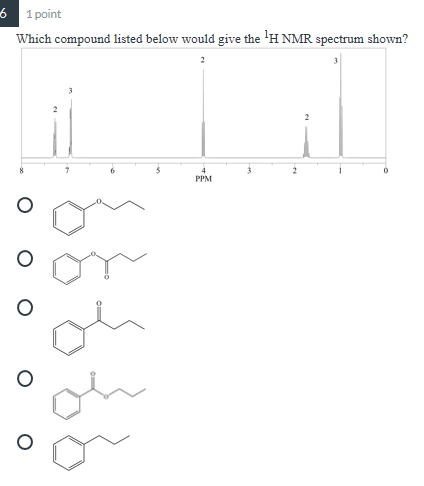 Solved 1 Point Identify B. 1H NMR Of B: 4.2 Ppm (2 H, | Chegg.com