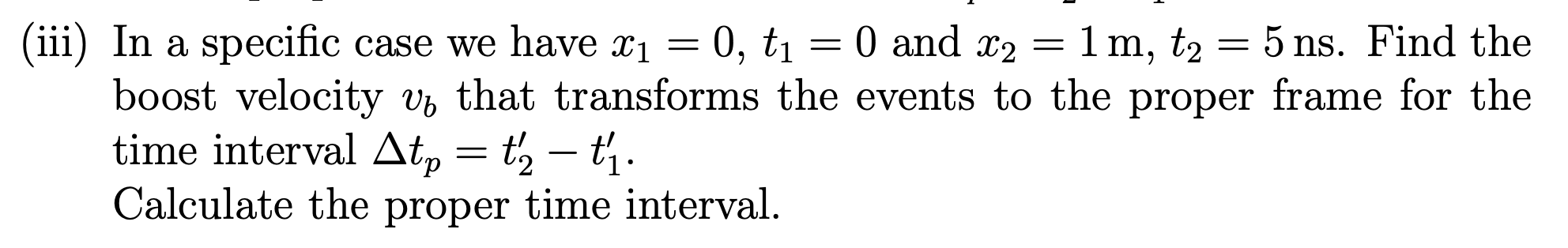Solved x1 (iii) In a specific case we have x₁ = 0, t₁ = 0 | Chegg.com