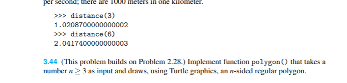 Solved Please code in Python 3. The problem I need to | Chegg.com