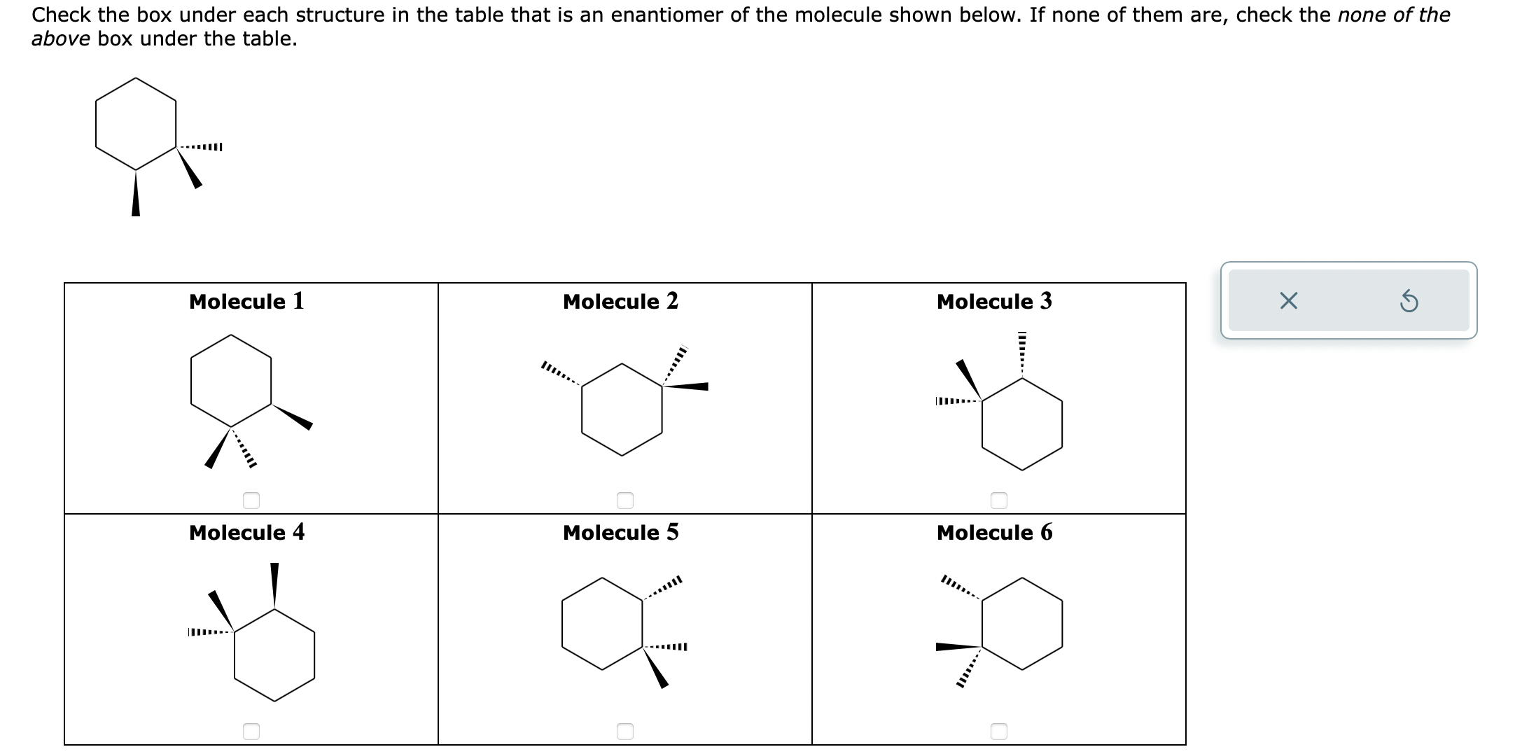 Solved Check the box under each structure in the table that | Chegg.com