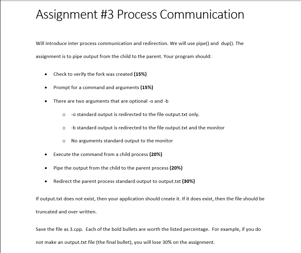 process of communication assignment