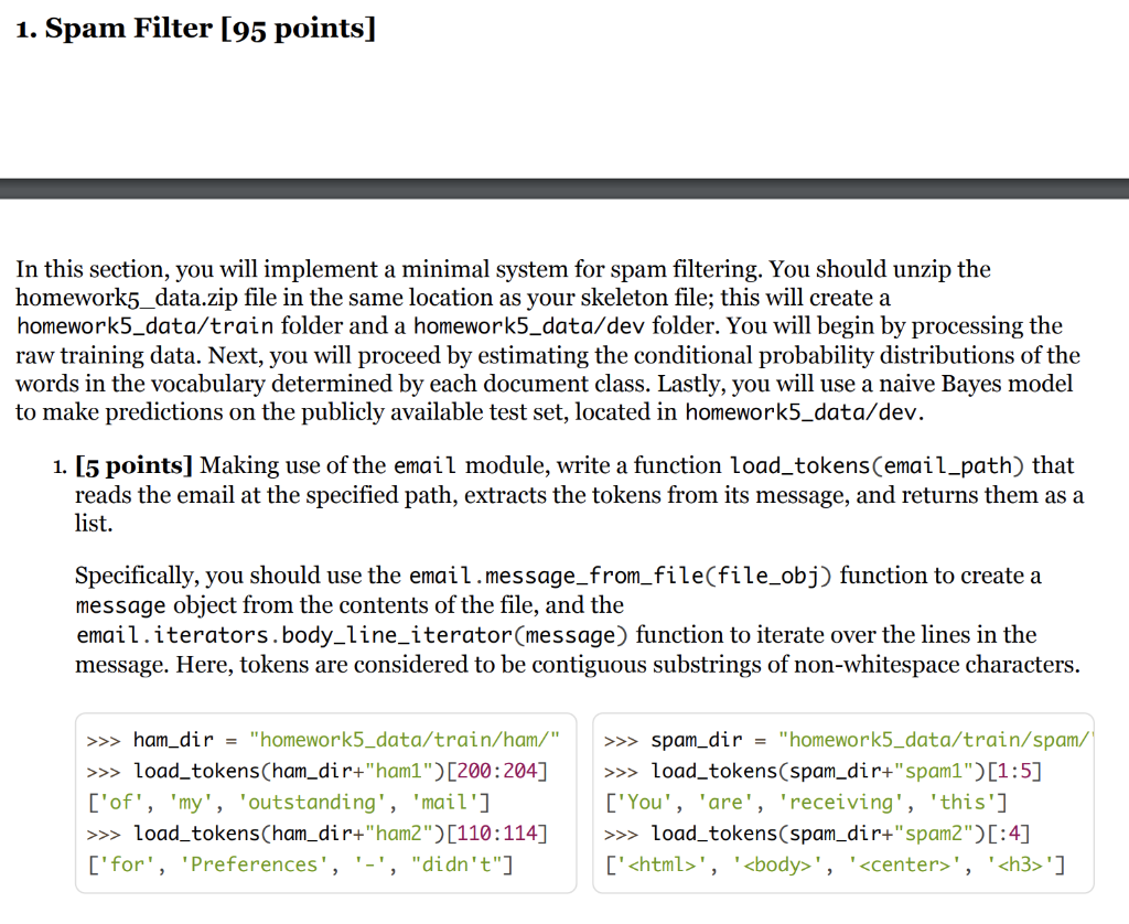 Solved Instructions In this assignment, you will implement a | Chegg.com