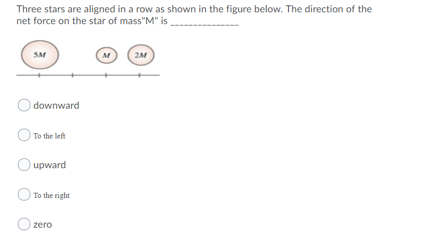 Solved Three Stars Are Aligned In A Row As Shown In The | Chegg.com