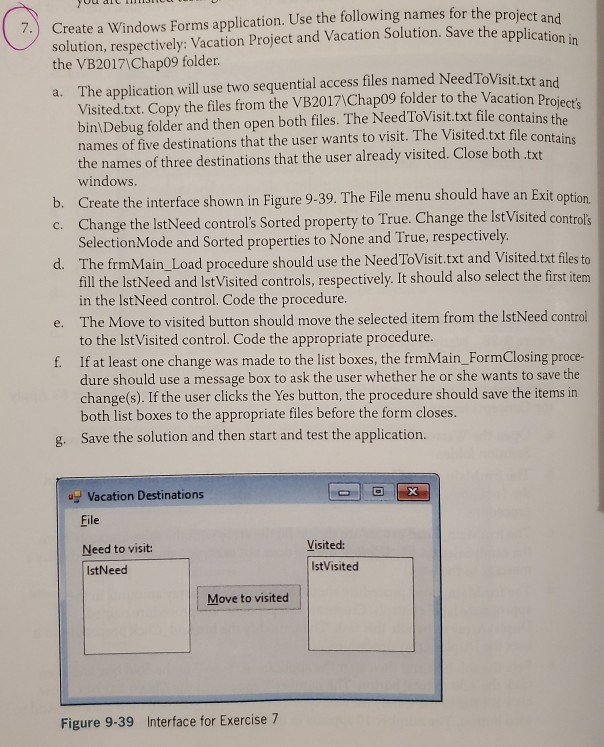 Solved Programming With Microsoft Visual Basic 2017, 8th | Chegg.com