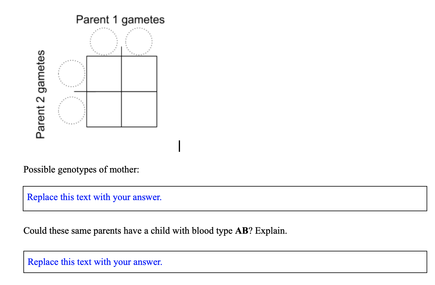 Solved Question 19. If you are blood type O and your father